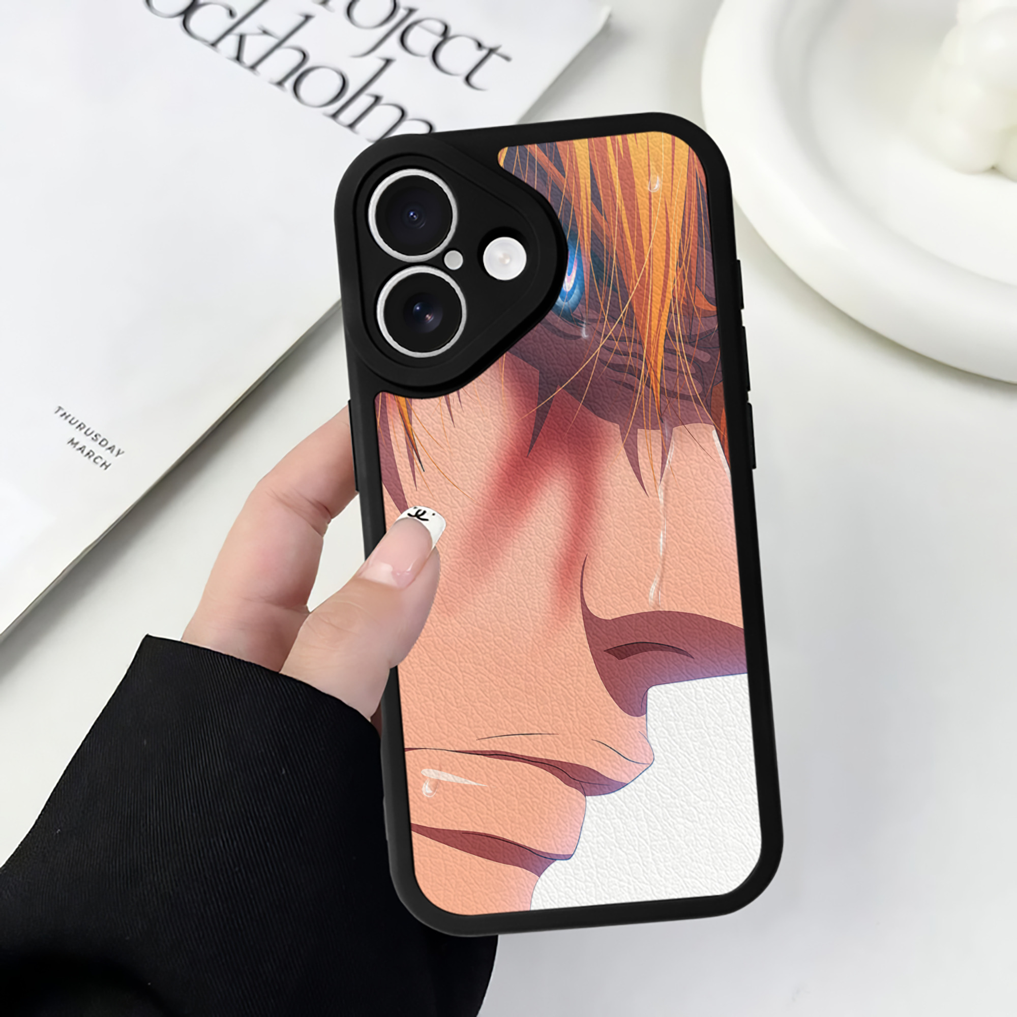 （画像用） ブリーチ BLEACH 【iPhone 16シリーズ対応】シリコンスマホケース（レザー調） 材質：シリコン